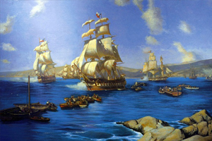 Captura de la Fragata española "Reina María Isabel" - 28 de octubre de 1818