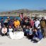  Capitanía de Puerto y Lancha de Servicio General Coquimbo participaron en la primera limpieza de playa en Isla Damas  