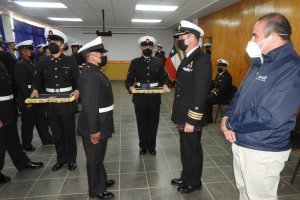 Ceremonia de graduación cursos SENCE Centro de Entrenamiento Básico del Cuerpo de Infantería de Marina (CENBIM).