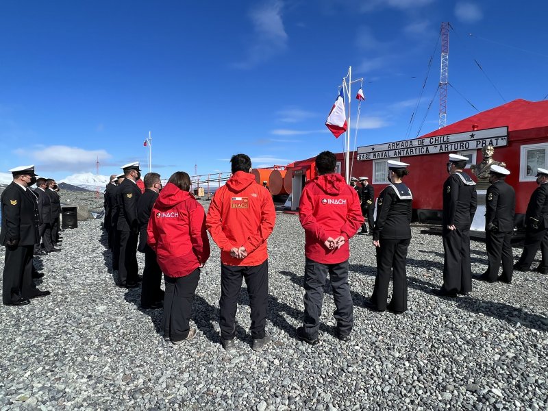 <p>75 años de soberanía en la Antártica conmemoró la Base “Arturo Prat”</p>