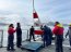  Helicóptero Naval trasladó señalética marítima hasta Isla Decepción en la Antártica  