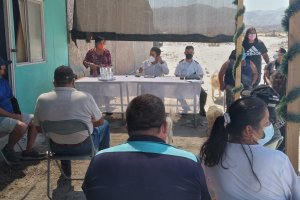 Capitanía de Puerto de Huasco participó en reunión con la comunidad de Caleta Angosta