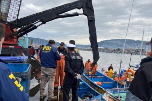 Policía Marítima y personal de la PDI realizó operativo de fiscalizaciones en el borde costero de Lebu