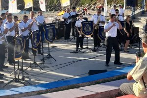 Banda de la Armada cautivó al público con concierto en el Día de San Valentín