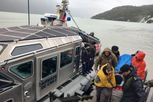 Armada de Chile apoyó segunda evacuación médica en el área de Lago O'Higgins