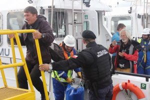 Armada de Chile coordinó operativo de búsqueda y salvamento de tres tripulantes rusos