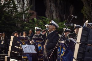 Banda Insignia de la Tercera Zona Naval participó en el aniversario de Puerto Natales