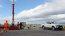  Fareros del Fin del Mundo realizan mantenimiento a ayudas a la navegación en el muelle Prat de Punta Arenas.  