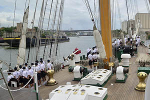 <p>Buque Escuela “Esmeralda” recaló en Santo Domingo en el marco de "Velas Latinoamérica 2014"</p>