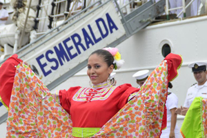 <p>Buque Escuela Esmeralda está en Guayaquil</p>