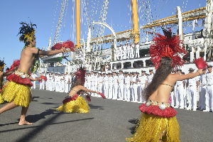 <p>Buque Escuela “Esmeralda” recala en último puerto internacional</p>