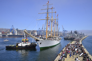 Buque Escuela “Esmeralda” finalizó su 61° Crucero de Instrucción