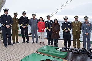 Por primera vez el BE “Esmeralda” llega a Porvenir