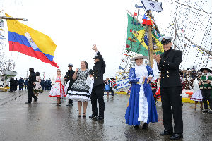 B.E. “Esmeralda” arribó a Punta Arenas en el marco de “Velas Latinoamérica 2018”