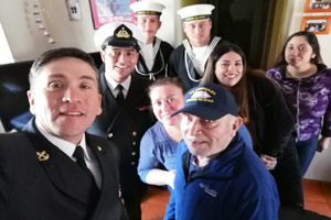 <p>Dotación 2019 visitó a ex Suboficial Mayor de 94 años</p>