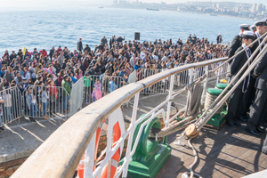 <p>Buque Escuela “Esmeralda” zarpó para dar inicio a su 64° crucero de instrucción</p>