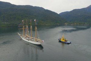 Buque Escuela "Esmeralda" visitó por segundo año consecutivo Puerto Chacabuco