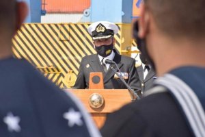 <p>109 grumetes realizaron un embarco profesional a bordo del Buque Escuela “Esmeralda”</p>