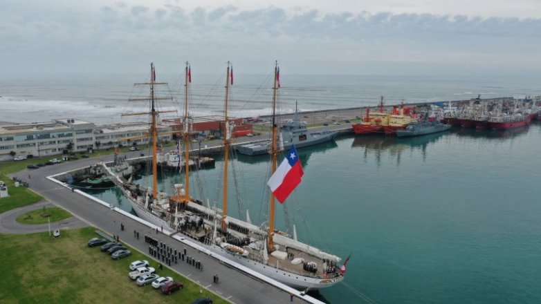 Buque Escuela “Esmeralda” realizó actividades operativas y de instrucción en Mar del Plata