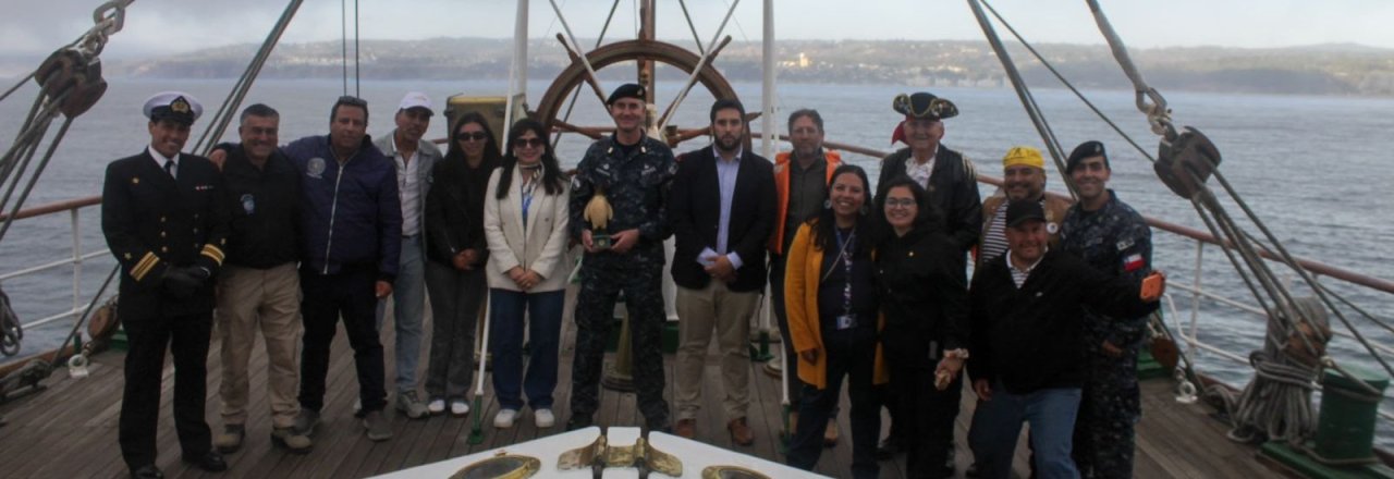 <p>Buque Escuela (BE) “Esmeralda” recala en Algarrobo después de 50 años</p>