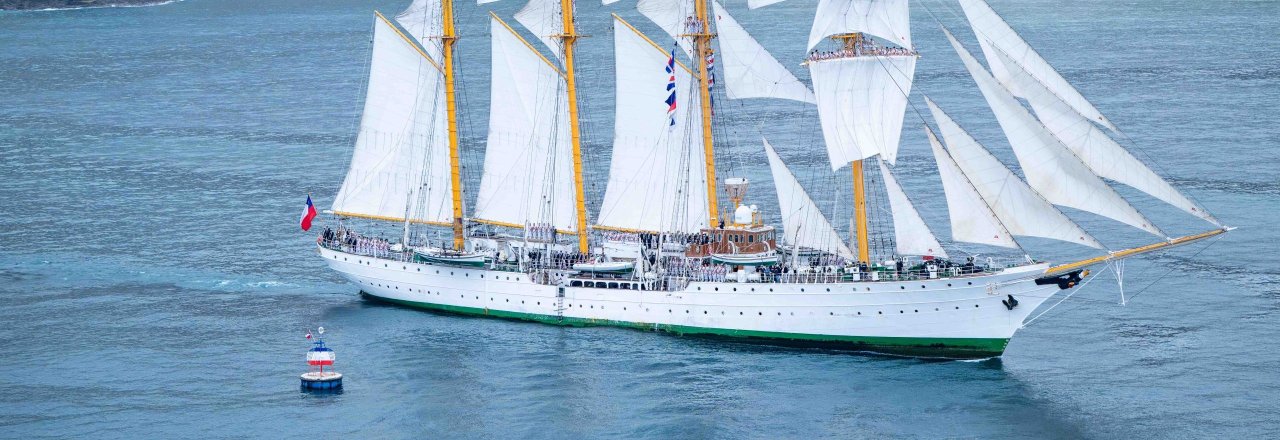 <p>Buque Escuela (BE) “Esmeralda” recala en Iquique para celebrar Fiestas Patrias</p>